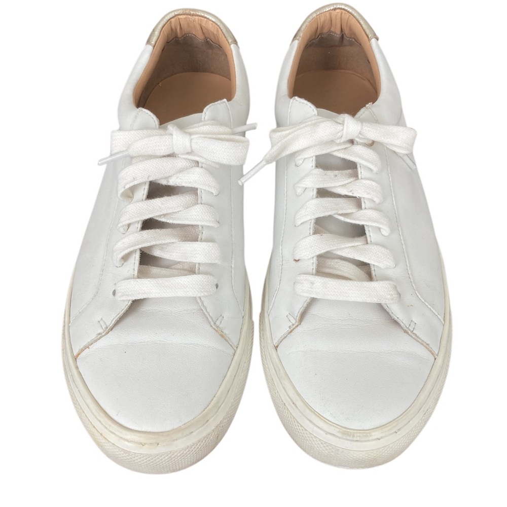 Banana Republic White Leather Trainers